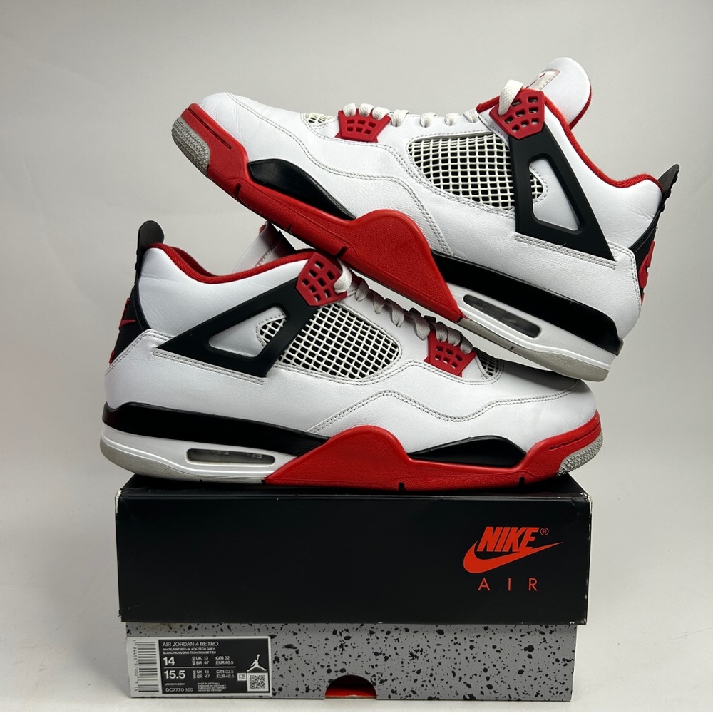 Nike Air Jordan 4 Retro “Fire Red” 2023 - Picture 1 of 8